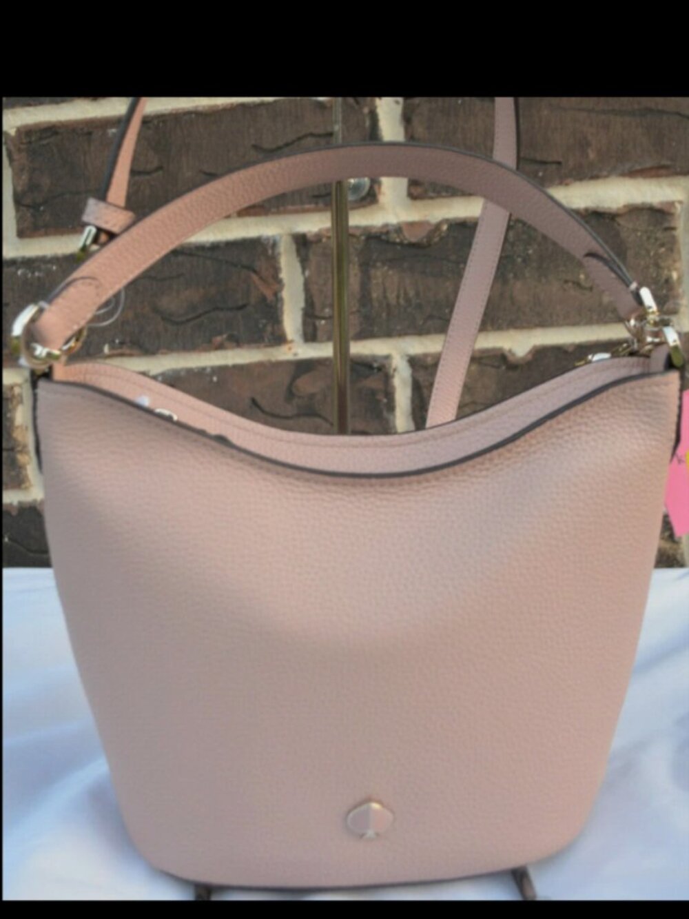 Kate Spade Leather ‘Polly’ - Small Hobo Bag in Flapper Pink – Retail $278 [NWTs]
